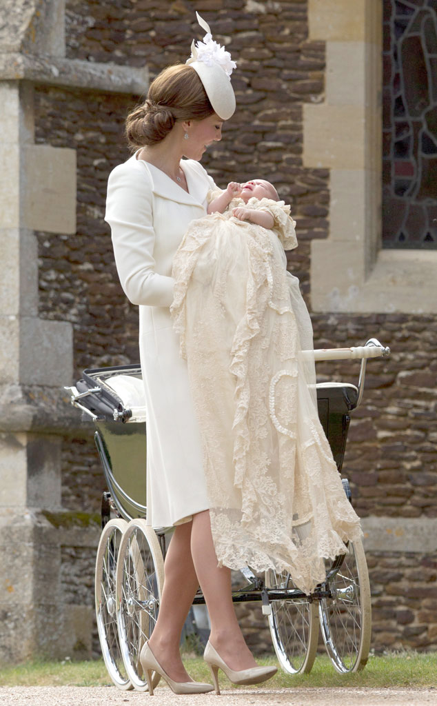 Duchess of Cambridge, Princess Charlotte, Christening Duchess of Cambridge, Princess Charlotte, Christening